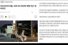 Foto Pocong Jaga Desa Saat Pandemi Corona Viral di Korea Selatan