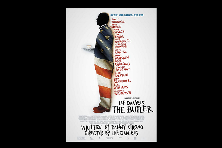 Poster film The Butler (2013) yang dibintangi oleh Forest Whitaker, kini tayang di Mola TV.
