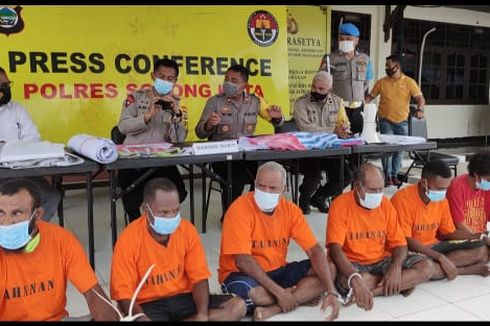 Bentangkan Bintang Kejora, 6 Orang Jadi Tersangka Makar, Polisi Temukan Selebaran Republik West Papua Nugini