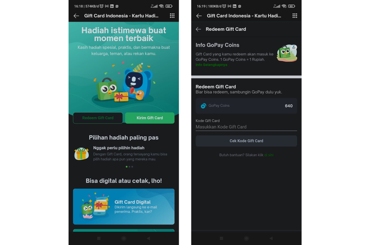 cara reedem gift card tokopedia