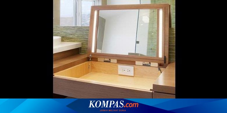 Lebih Ringkas Menyembunyikan Meja  Rias 