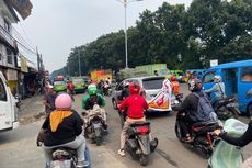 Macet Parah di Jalur Alternatif Sentul Bogor, Polisi sampai Terjebak