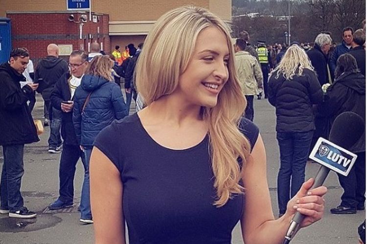 Presenter Leeds United TV, Emma Louise Jones.