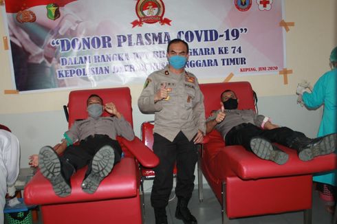 Sembuh dari Corona, 5 Calon Perwira Polisi Donasikan Plasma Darah untuk Pengobatan Covid-19