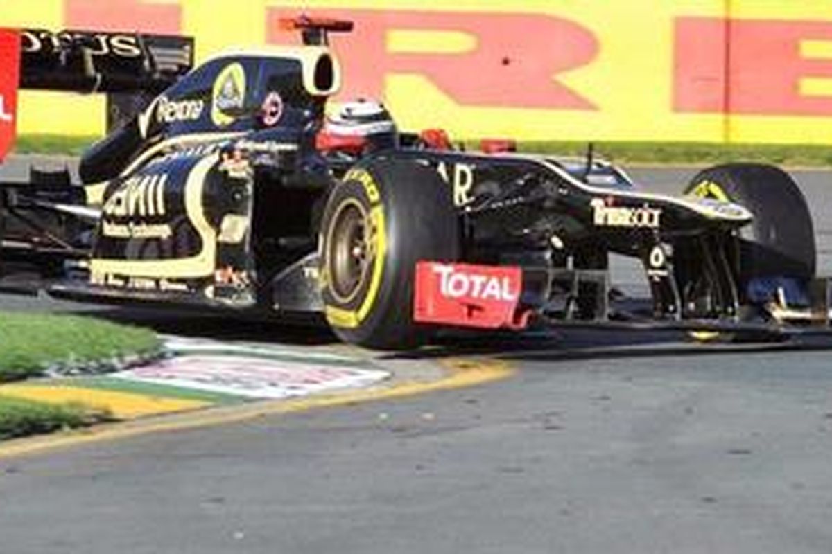 Pebalap Lotus, Kimi Raikkonen.