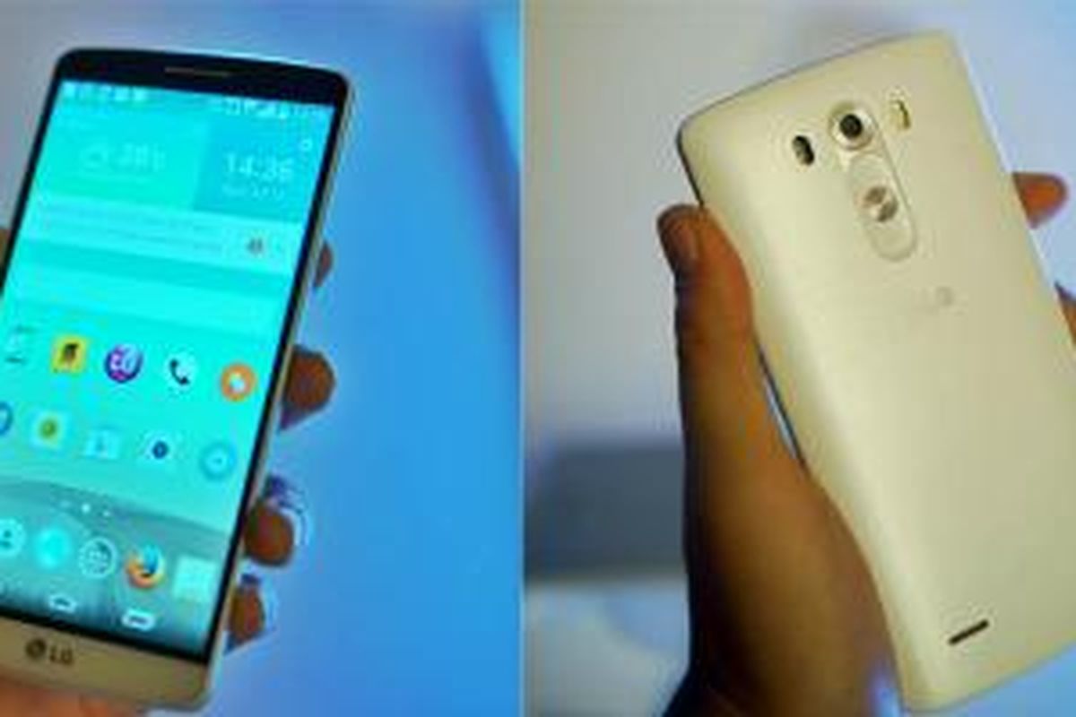 Smartphone Android LG G3 LTE.