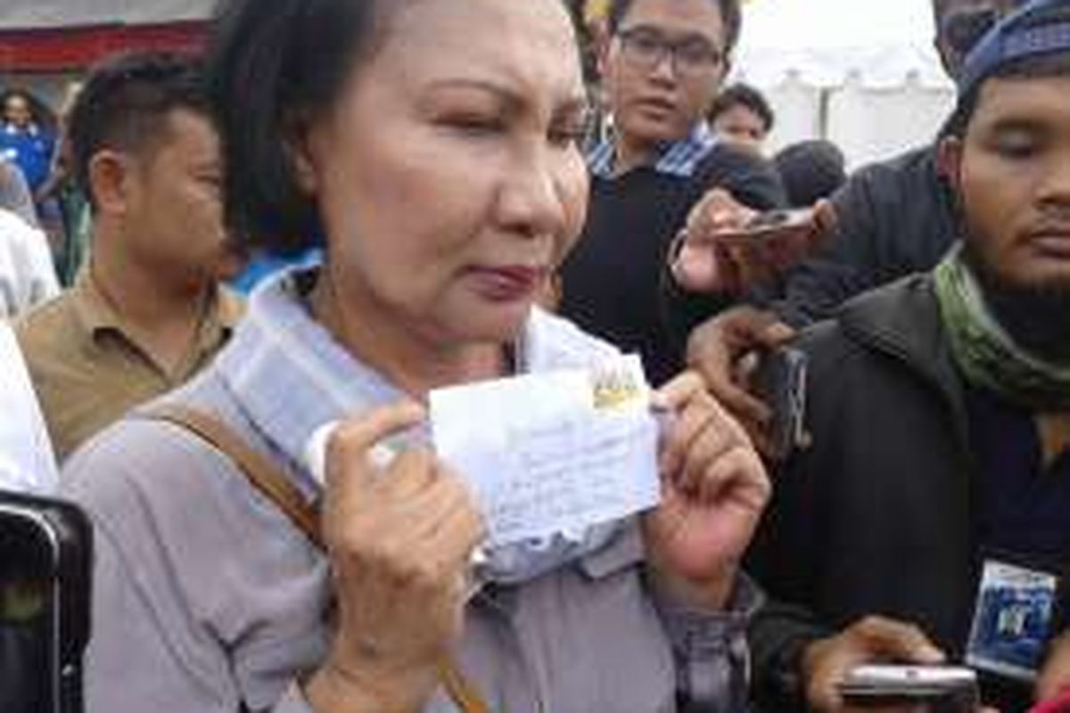 Aktivis Ratna Sarumpaet mendapat surat kaleng