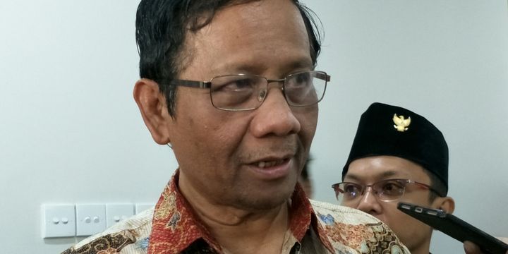 Anggota Dewan Pengarah BPIP Mahfud MD ketika ditemui di Kantor BPIP, Jakarta, Kamis (31/5/2018). 