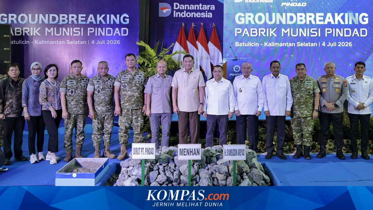 Pemerintah Bangun Pabrik Amunisi di Kalsel, Kurangi Ketergantungan ke Luar Negeri