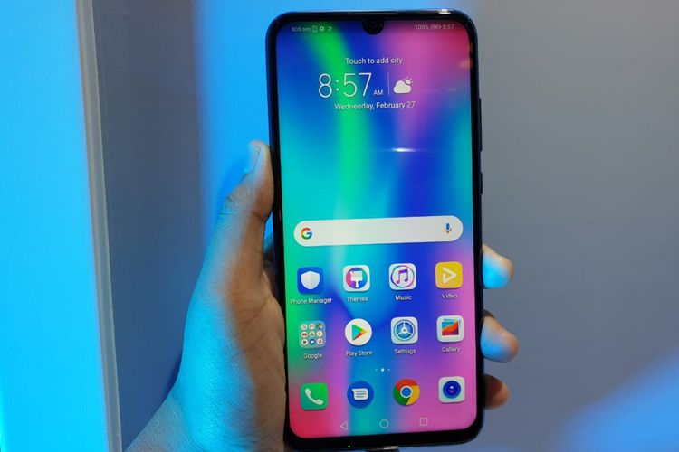 Tampilan muka Honor 10 Lite