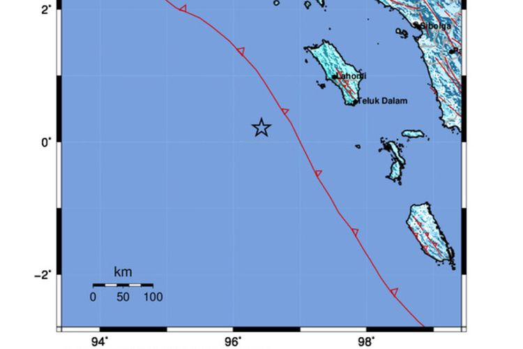 Terjadi genpabumi pada hari Selasa (20/4/2021), Pukul 06:58:20 WIB, bermagnitudo 6,4 SR yang terjadi di laut,, pada kedalaman 21 Km, berpusat pada koordinat 0.21 LU dan 96.42 BT BT, atau tepatnya berlokasi di laut pada jarak 142 km Barat Daya Nias Barat, Sumatera Utara, pada kedalaman 10 km, serta gempabumi ini dirasakan di AekGodang, Nias Barat, Gunungsitoli, Padang Sidempuan, Pariaman, Padang Pariaman, Pakpak Bharat, Aceh Singkil pada skala intensitas II MMI.