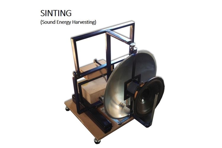 Alat yang diberi nama Sound Energy Harvesting (Sinting).