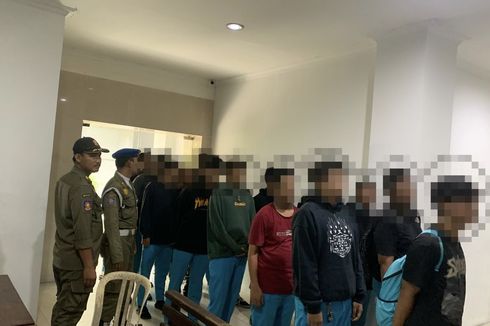 Satpol PP Tangkap 21 Anak Berseragam SMA di Surabaya yang Pesta Miras