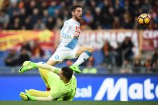 Napoli Permalukan Roma di Olimpico berkat Dua Gol Mertens