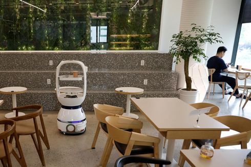 Korea Selatan Ganti Barista dengan Robot Layani Pengunjung Kafe