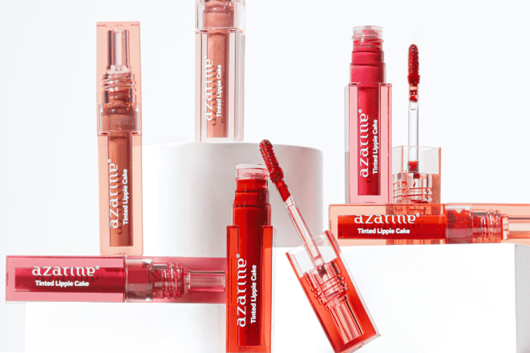 Lip tint Azarine, brand kecantikan lokal