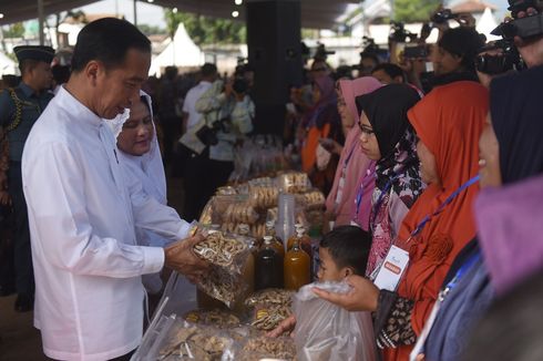 Saat Jokowi Sebut Kopi Gibran Kalah dengan Kopi Ibu Jit...