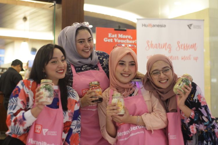 Kemeriahan Sharing Session dan Influencer Meet Up, buah kerja sama Dompet Dhuafa dan Hanamasa gaungkan Humanesia 2019.