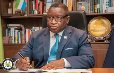 Presiden Sierra Leone, Julius Maada Bio.