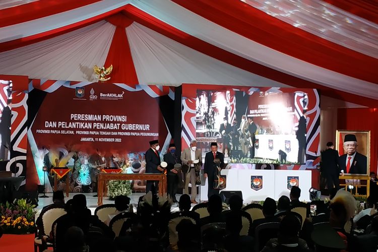 Menteri Dalam Negeri Tito Karnavian meresmikan 3 provinsi baru Papua, yakni Papua Selatan, Papua Tengah, dan Papua Pegunungan pada Jumat (11/11/2022).