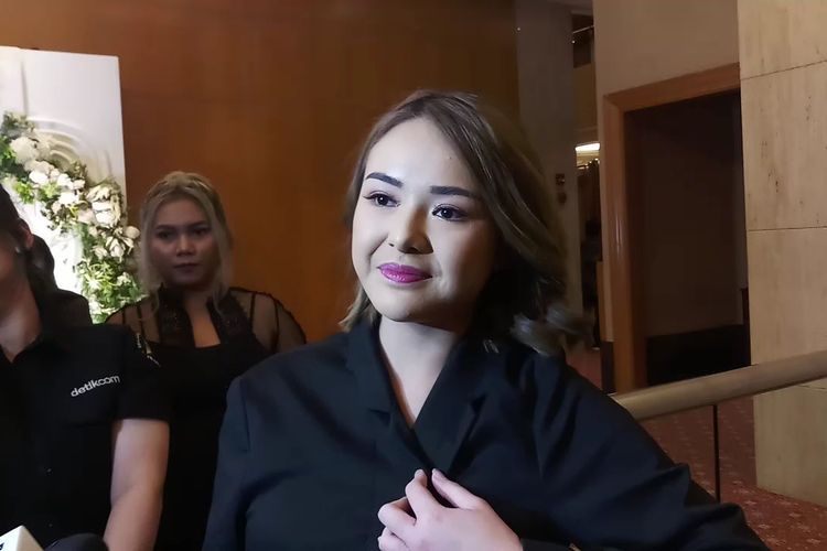 Amanda Manopo saat ditemui di Hotel Ritz-Carlton Jakarta, Kuningan, Jakarta Selatan Minggu (20/11/2022).