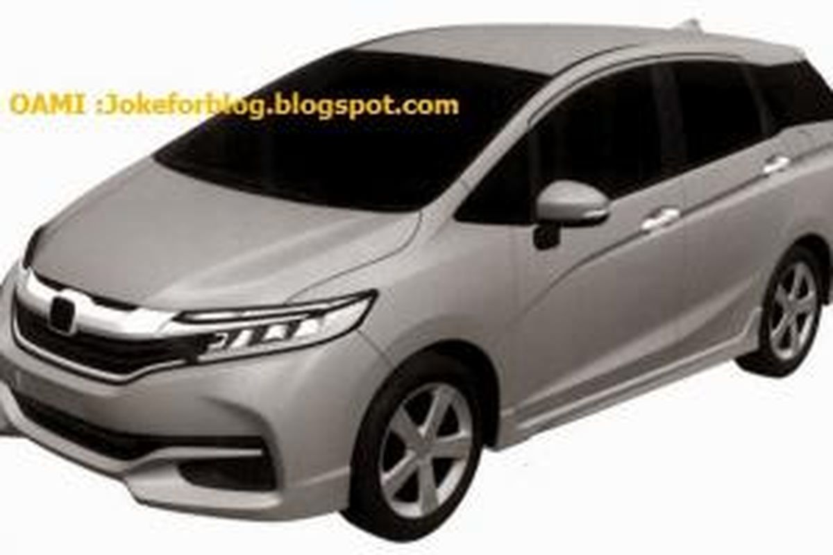 Wajah Honda Fit Shuttle atau Jazz MPV yang tengah dipatenkan.