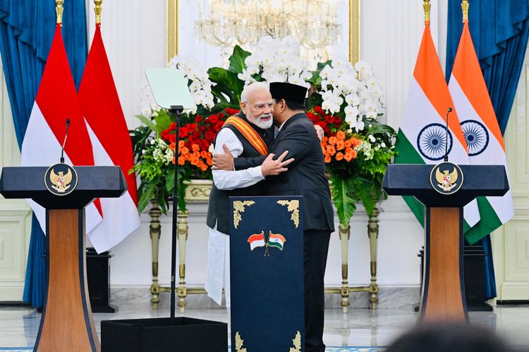 Kesan Narendra Modi Terima Bintang Anugerah Tertinggi Indonesia dari Prabowo