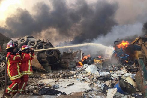 Kerahkan Ambulans, Satgas Konga TNI Bantu Evakuasi Korban Ledakan Beirut