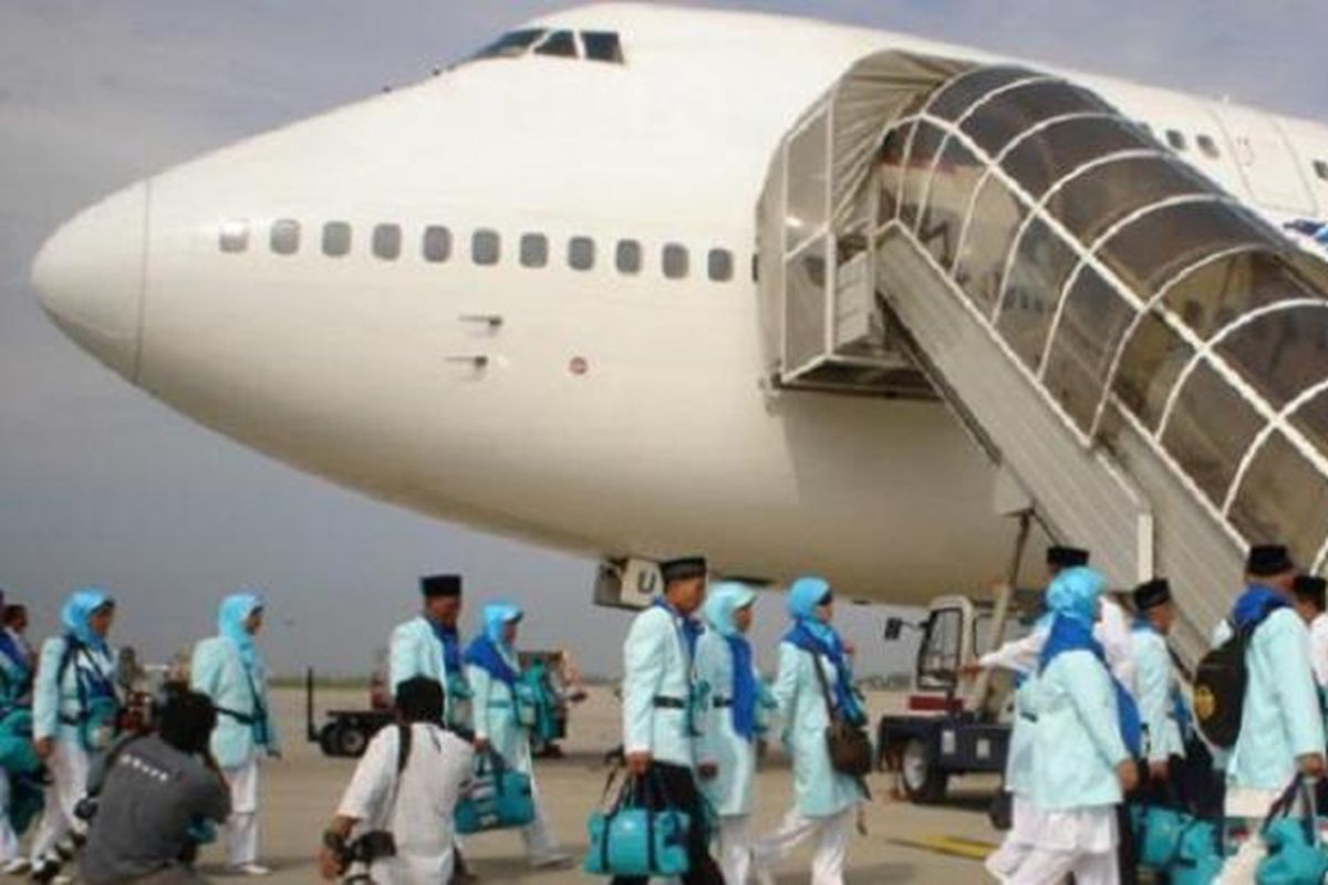 Ilustrasi jemaah haji