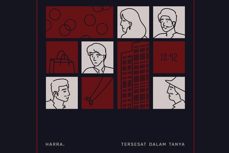 Cover singel terbaru Harra, Tresesat Dalam Tanya