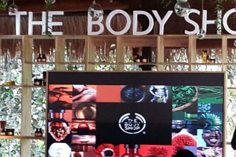 Ilustrasi toko The Body Shop.