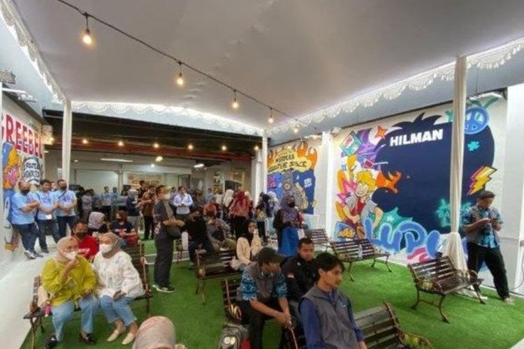 Suasana Merdeka Creative Space, ruang kreatif baru di Kota Bandung,