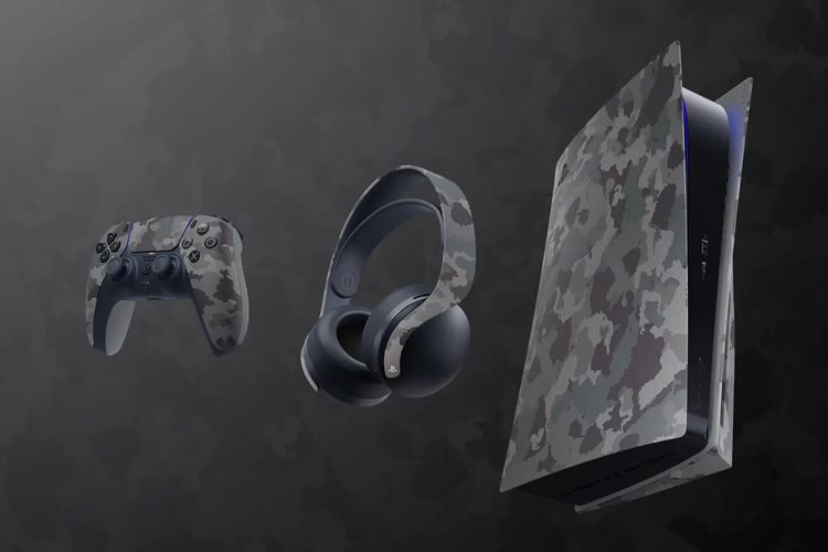 Sony umumkan aksesori Gray Camouflage Collection.