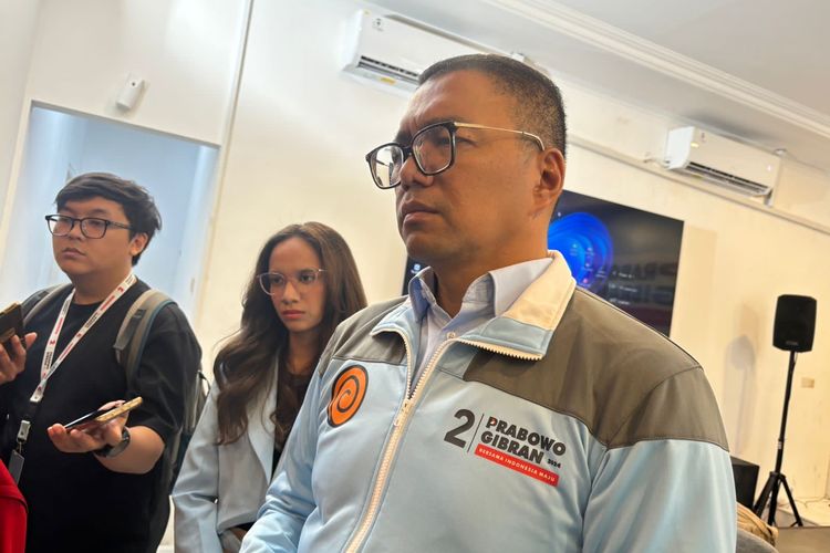 Wakil Komandan Alpha TKN Prabowo-Gibran, Fritz Edward Siregar di Media Center TKN, Jakarta Selatan, Kamis (1/2/2024).