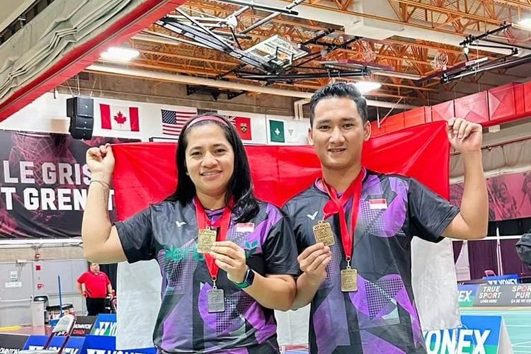 Hikmat Ramdani/Leani Ratri Oktila meraih medali emas dalam turnamen Canada Para-Badminton International di Ottawa yang berlangsung pada 14-18 Juni 2023. Tim para-bulu tangkis Indonesia membawa pulang total 4 emas, 3 perak, dan 3 perunggu dari Kanada. 