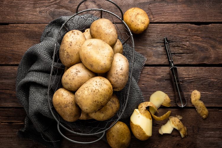 Ilustrasi kentang atau ubi, mana yang lebih sehat?