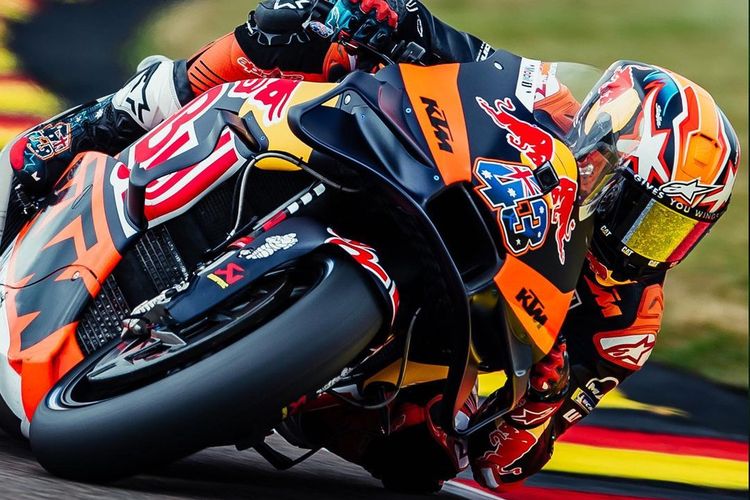 Jack Miller saat berlaga pada MotoGP Jerman 2023