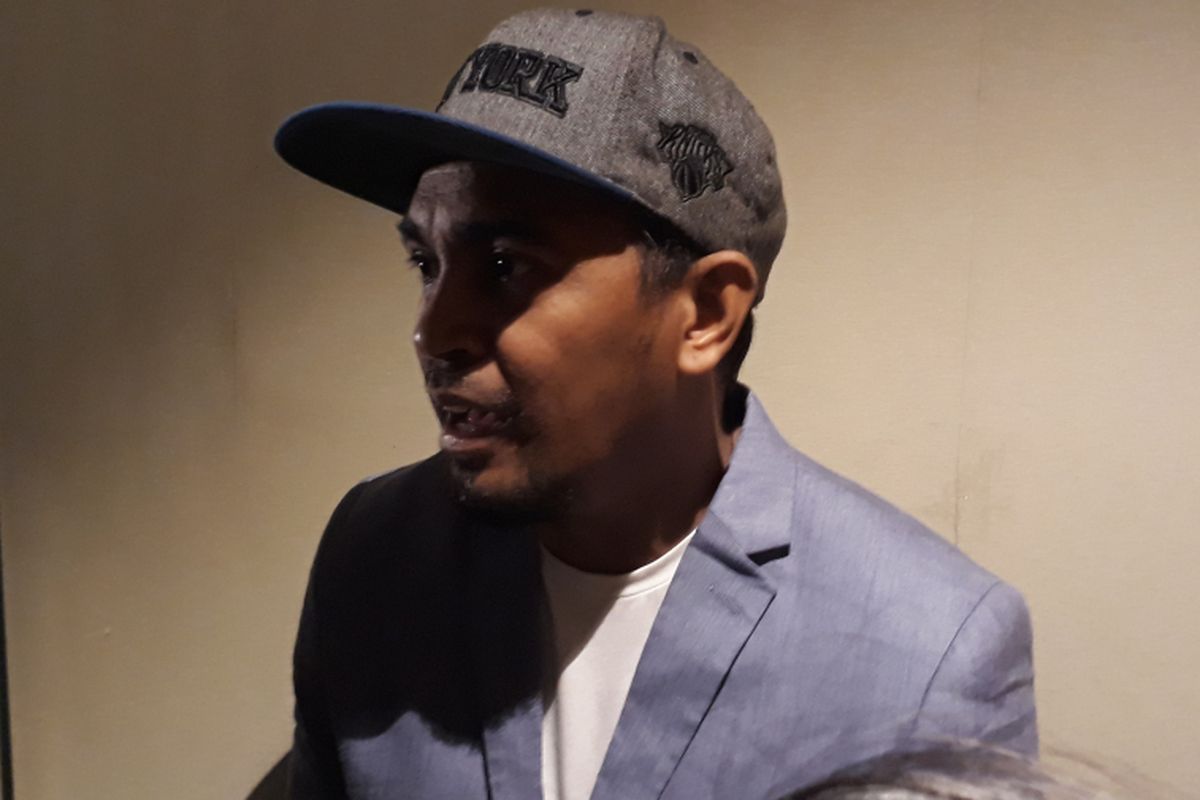 Glenn Fredly ketika dijumpai wartawan di Epicentrum Walk XXI, Kuningan, Jakarta Selatan, Kamis (6/7/2017).