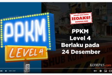 VIDEO Cek Fakta: Hoaks! PPKM Level 4 Berlaku pada 24 Desember