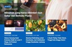 [POPULER SAINS] Minuman yang Dihindari Saat Sahur | Status Gunung Anak Krakatau Naik | Manfaat Belimbing | Buah Paling Tidak Sehat