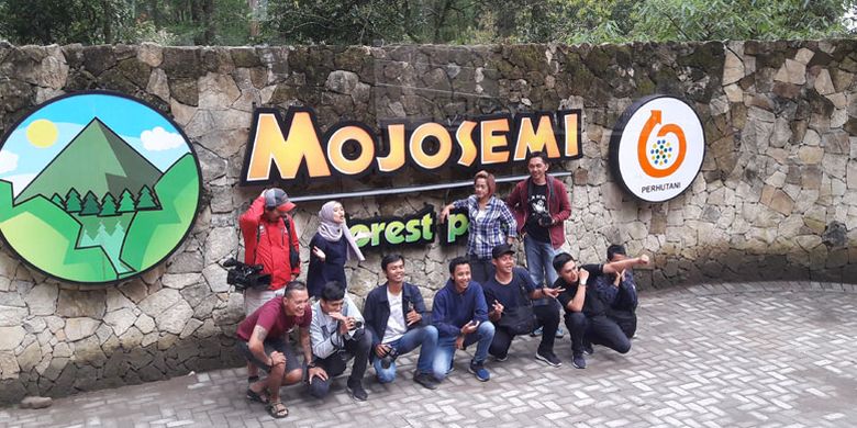 Mojosemi Forest Park di Kabupaten Magetan, Jawa Timur, Rabu (23/1/2019).