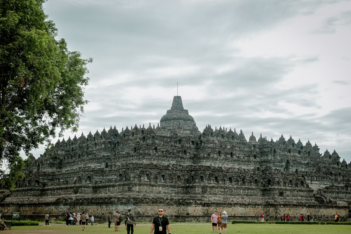 Candi Borobudur, salah satu tempat yang dikunjungi delegasi ATF 2023, Minggu (5/2/2023).