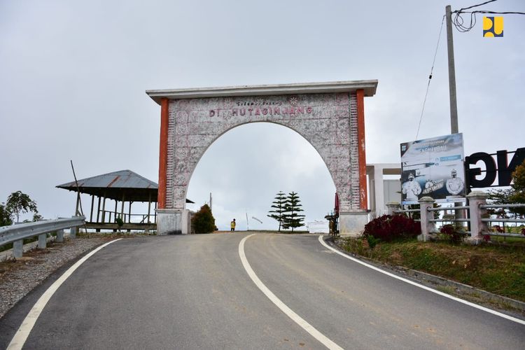 Kawasan wisata Geopark Huta Ginjang di Danau Toba, Sumatera Utara