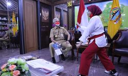 Terima Kunjungan Atlet Taekwondo Ungaran, Ganjar: Atlet Muda Harus Dipersiapkan Sejak Dini