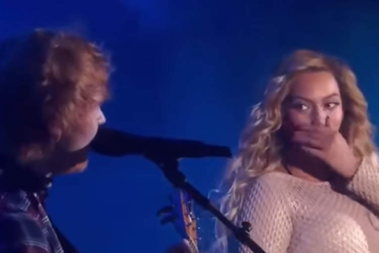 Ed Sheeran dan Beyonce dalam Perfect Duet Live