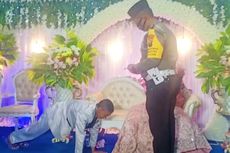 Ini Cerita di Balik Video Viral Polisi Hukum Pengantin Pria Push Up di Atas Pelaminan