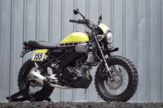 Yamaha XSR155 Flat Tracker, Jadi Terlihat Moge