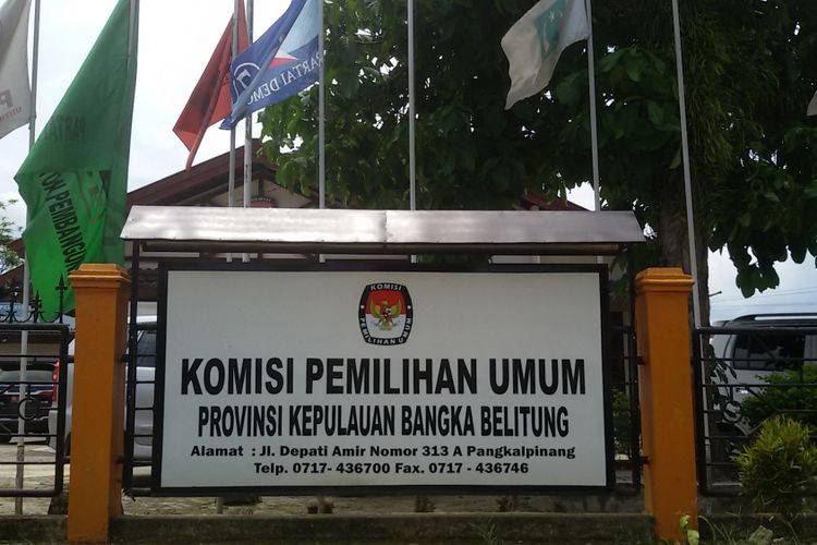 Kantor KPU Kepulauan Bangka Belitung.