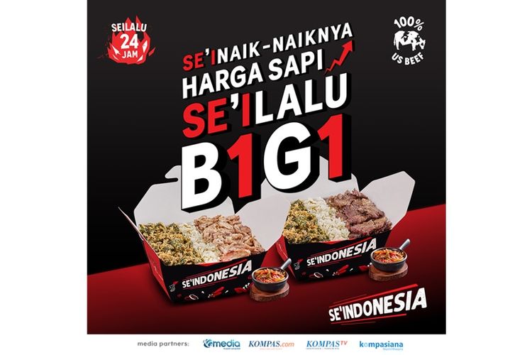 Promo Buy 1 Get 1 Se' Indonesia. 