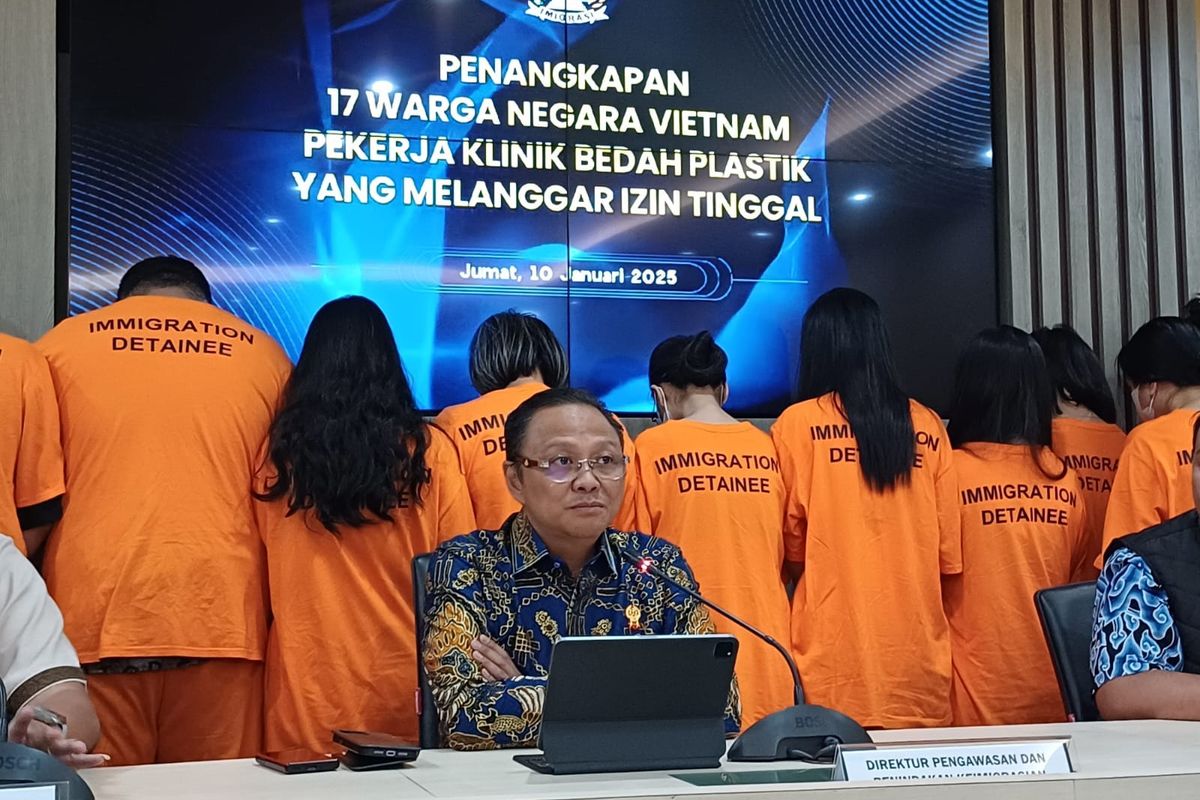 17 WNA Vietnam Diamankan dari Klinik Bedah Kecantikan di Jakut, dari Dokter hingga Marketing